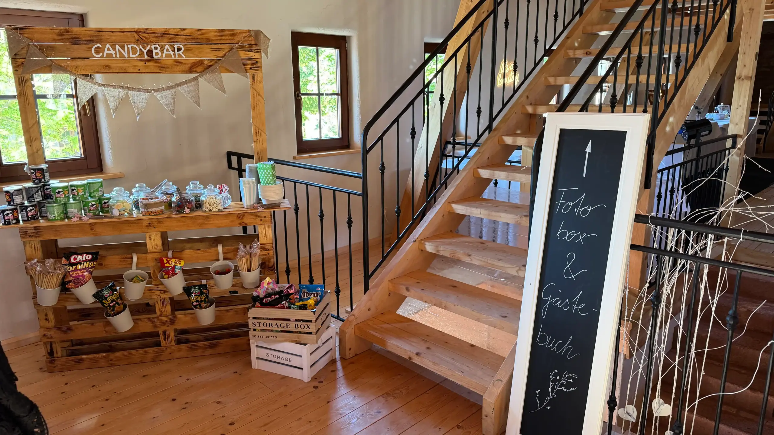 Hochzeitsdeko auf Hochzeit in Chemnitz mit DJ Dobbi